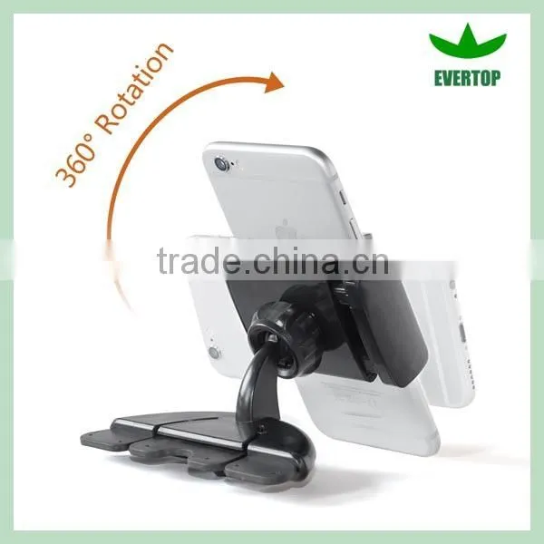 TS-VPH06 Easy operation 2015 new portable cd slot car mount universal cd slot mount phone holder for iphone 6 6plus samsung s3