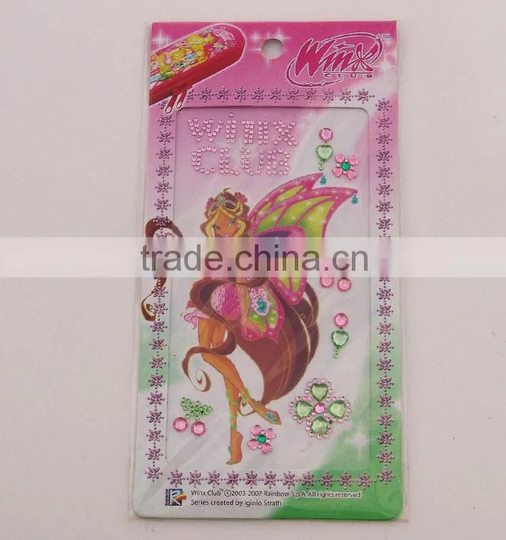 Fashionable DIY Product mobile phone crystal sticker for decoration