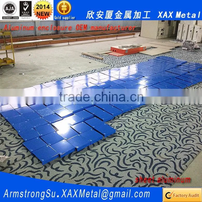 XAX42Alu OEM ODM customized laser cut bend weld sheet aluminum wireless communication box