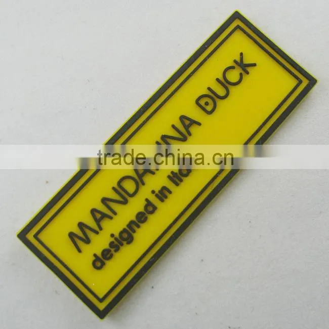 embossing rubber label