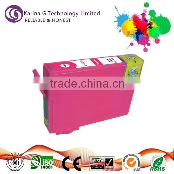 Cheap compatible inkjet printer cartridge T1271-T1274,specifically compatible with the Epson printers
