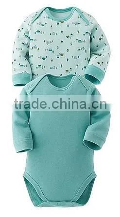 China Online Shopping Casual Long Sleeve 100% Cotton Romper For Baby Boys