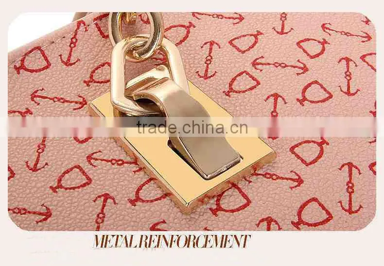 2016 hand bag western style popular classical lady hand bag