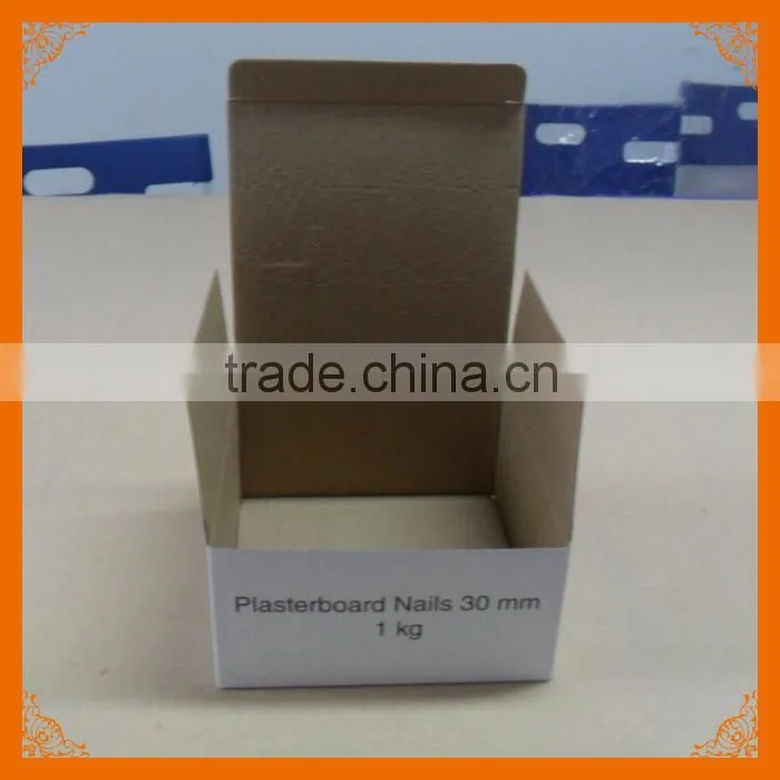 white paper corrugated box display
