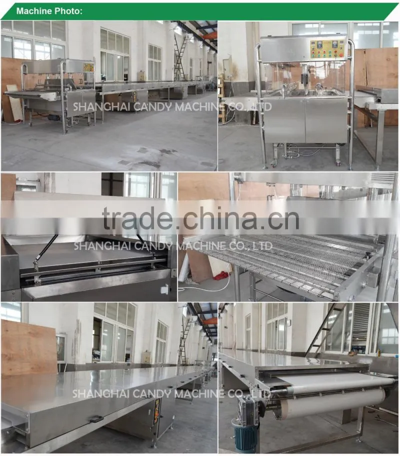 Chocolate coating line in Shanghai confectionery machinery