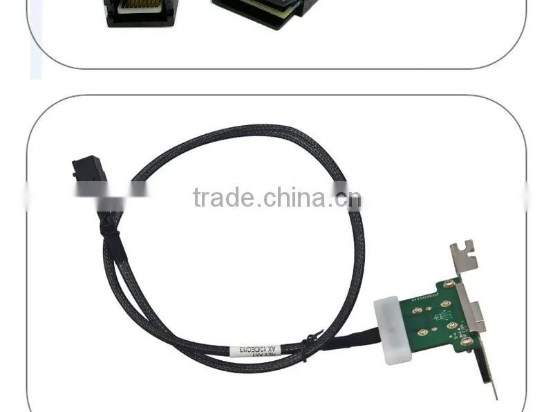1m 28AWG Mini SAS SFF internal 8087 to HD SFF8643 12Gbps cable