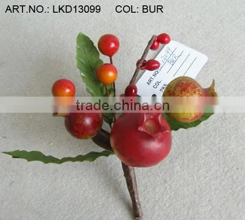 artificial handmade fruits napkin ring for table decorations