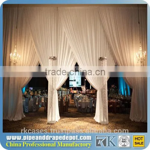 Allstar Elegant Telescopic beautiful pipe drape system wedding backdrop stand