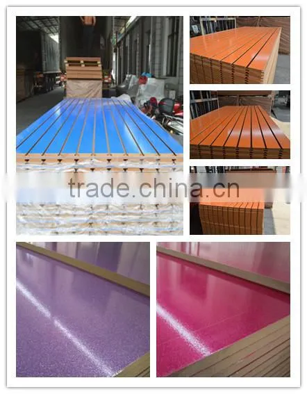 4x4 feet & 4x8 feet MDF Groove slat wood panels