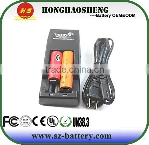 Trustfire battery charger lithium battery charger cylindrical battery charger from China
