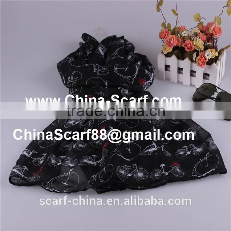 Wholesale viscose fashion scarf