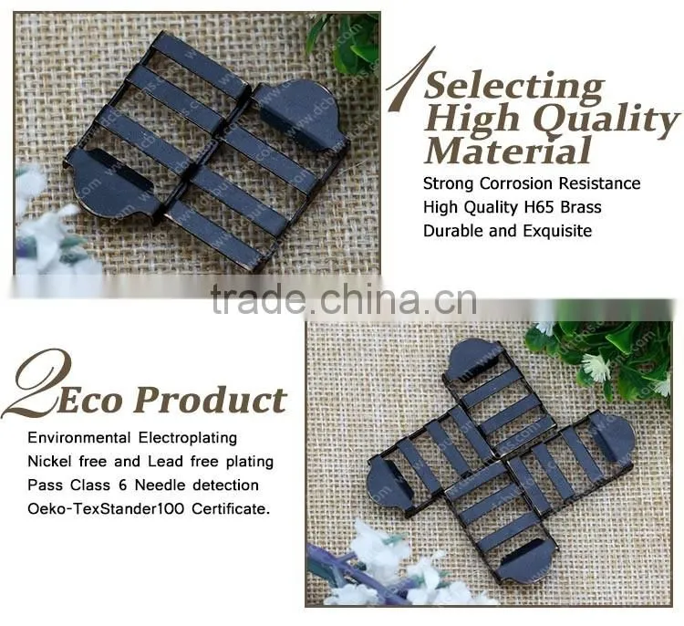 Oeko tex garment bags accessory metal buckel button