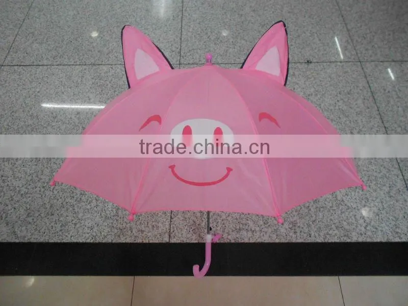 2016 hot sale fashion colorful animal cute child umbrella