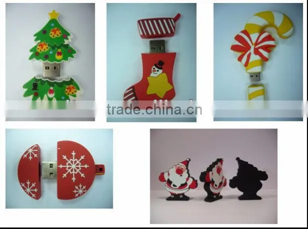 Custom christmas tree usb flash drive