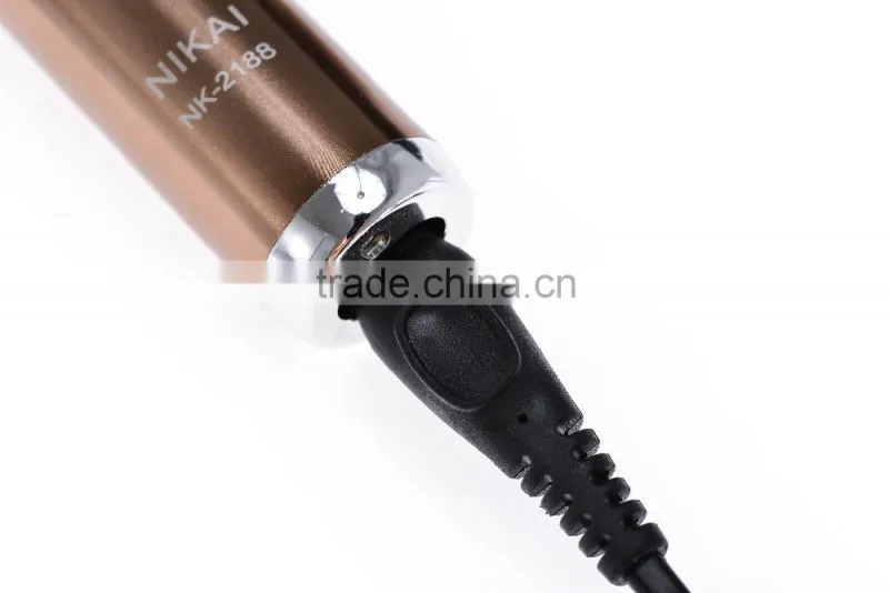 Nose and moustache 2 in 1 deluxe trimmer for facial hair and nose hair