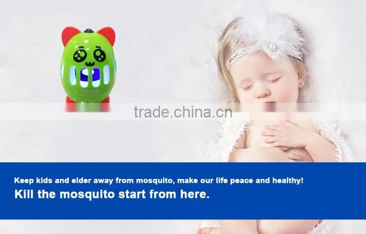 Energy saving hot sale small size led mosquito trap in lovely animal design