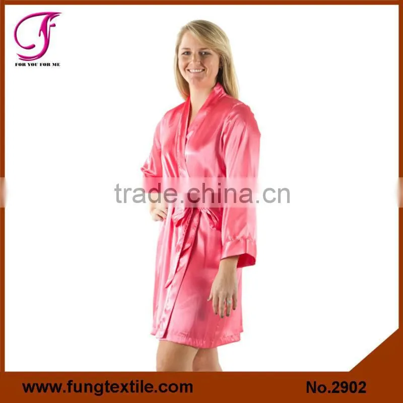 Plain Robe-Short Sleeve and Long Sleeve Available 125 Colors