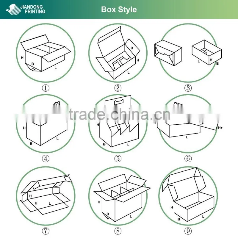 OEM colour paper box