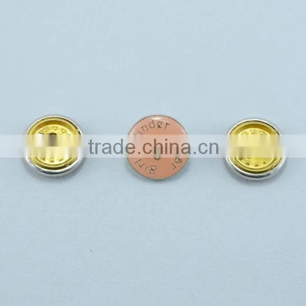 fashional designer jean jacket metal buttons with best service