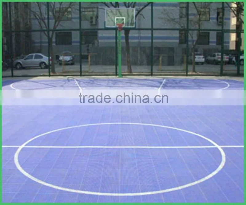 multipurpose floor tile, interlocking tile mats, suspended interlocking sports flooring for wholesale