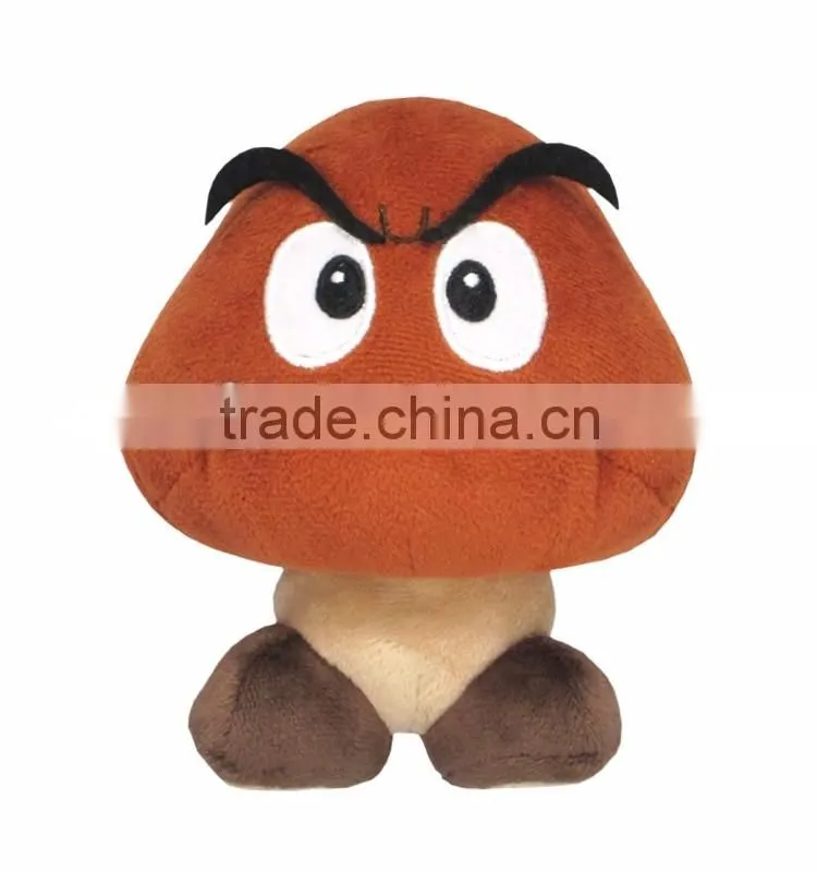 St plant type plush toys angry mushroom classic game Super Mario mushroom toys