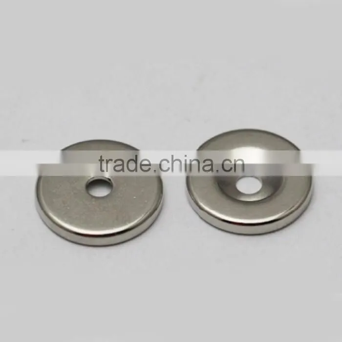 Center Countersunk Hole neodymium magnets