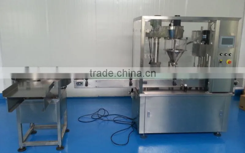 best price Cocoa Powder filling capping machine