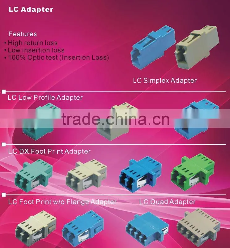 LC PC Fiber optic adapter