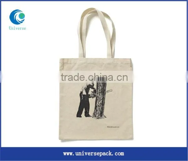 Eco drawstring backpack shoulder canvas bag