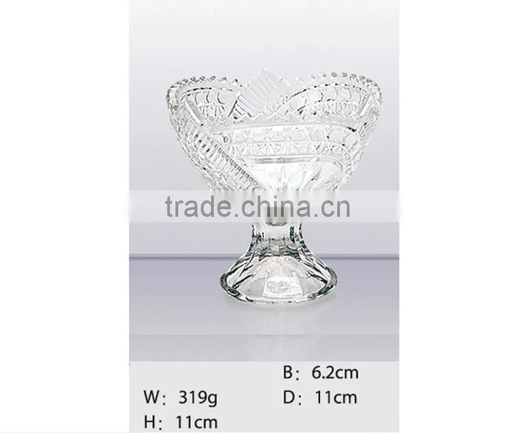 Flower shaped icecream glass cup, icecream glass bowl, dessert glass cup