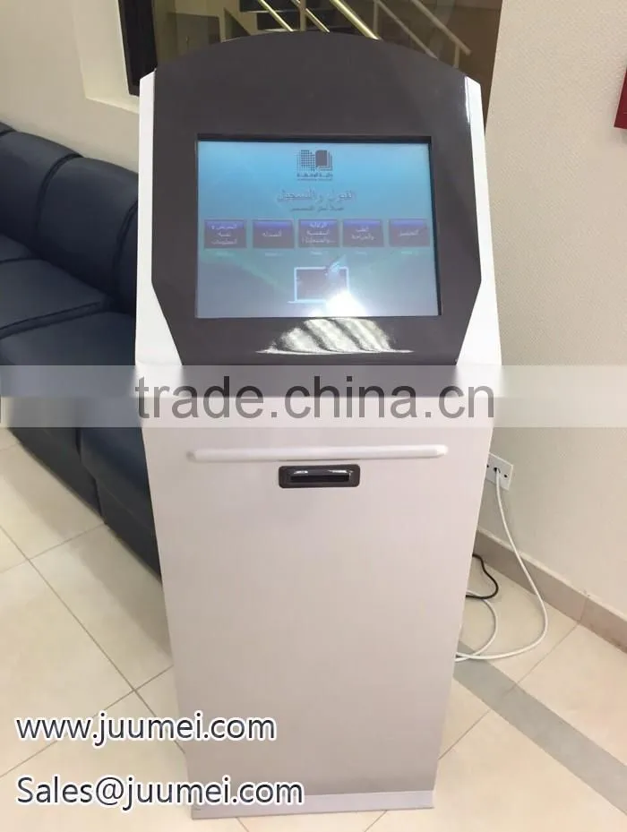 19 Inch Automatic Self-service Queue System Ticket Dispenser