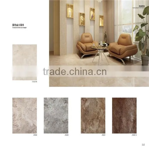 Plastic PVC Flooring Wood Look 2mm Thick