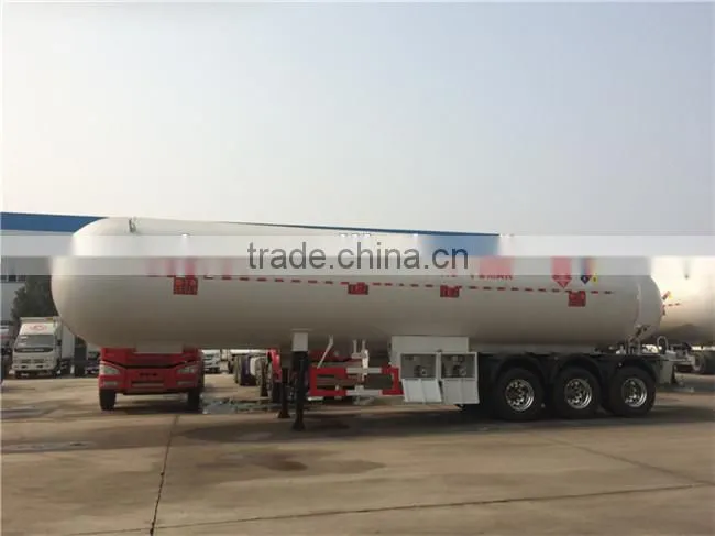 liquified natural gas tanker semi trailer LPG truck for sale