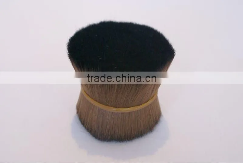 32-83mm brown nylon hair for makeup brushes