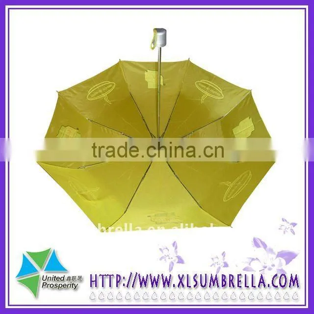 rain foldable Led torch Advertising foldable umbrella