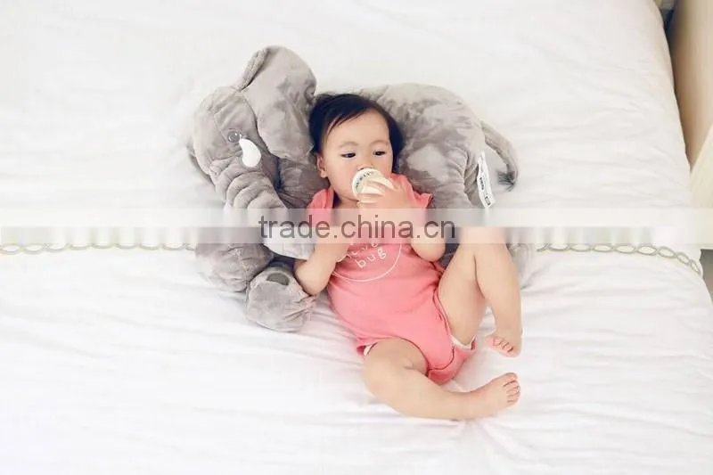 Hot Style Children's Elephant Doll/ Elephant Back Cushion Pillow WeiDang Super Soft Plush Toys Elephant Baby Pillows Waist