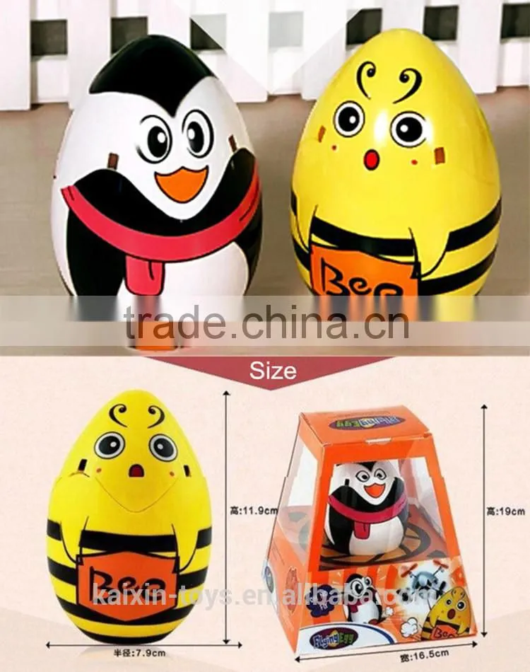 Electronic RC helicopter RC Toys Radio Control Quadcopter 4CH Gyro Rolling Cute Cartoon Style Flying Egg