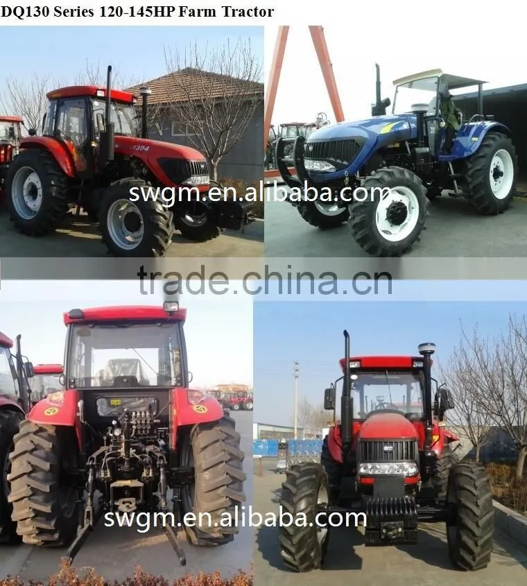 2016 hot selling DQ1404 140HP 4WD Wheel Tractor with Canopy