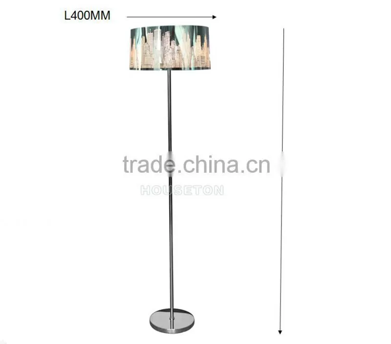 Contemporary stainless steel iron european floor lamp,Iron european floor lamp,European floor lamp F3025