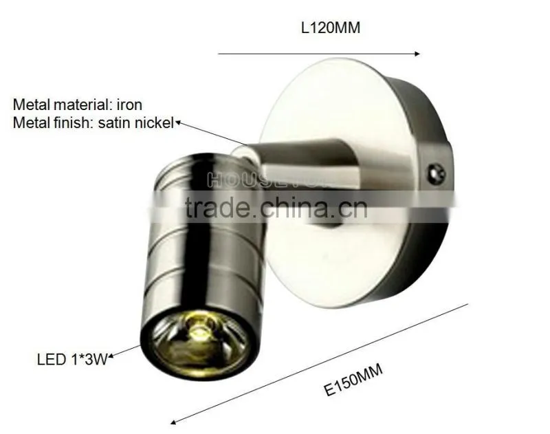 Hotel small bedroom saving led wall light,Small bedroom saving led wall light,Saving led wall light WL1029
