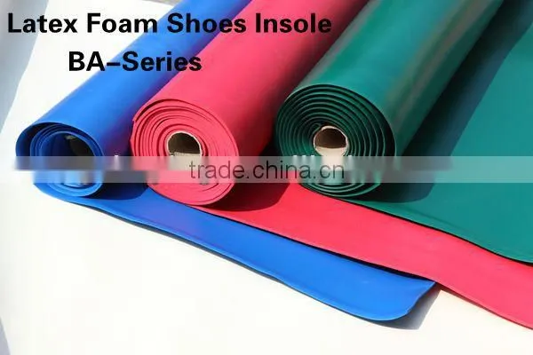 (BA- Density 20), 3mm, latex foam raw material for shoes material