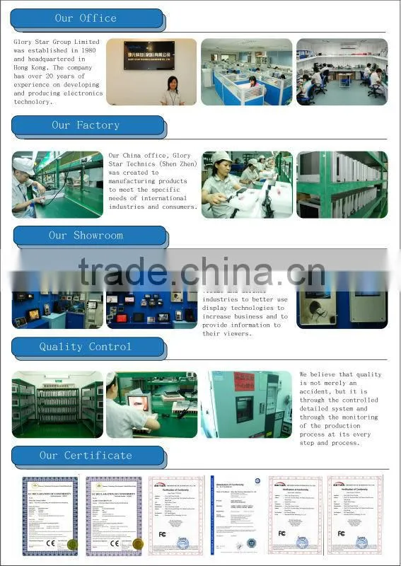 21.5" inch Transparent screens ad displays for retail and sales promotion fairs events sales