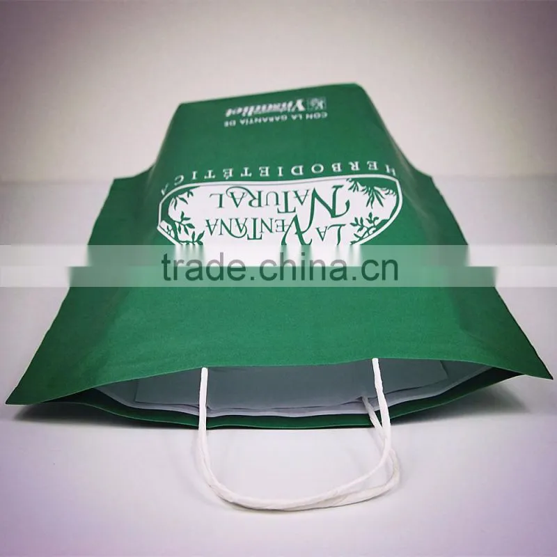 Fast Retailing New style kraft paper bag/ cost-saving&eco-friendly