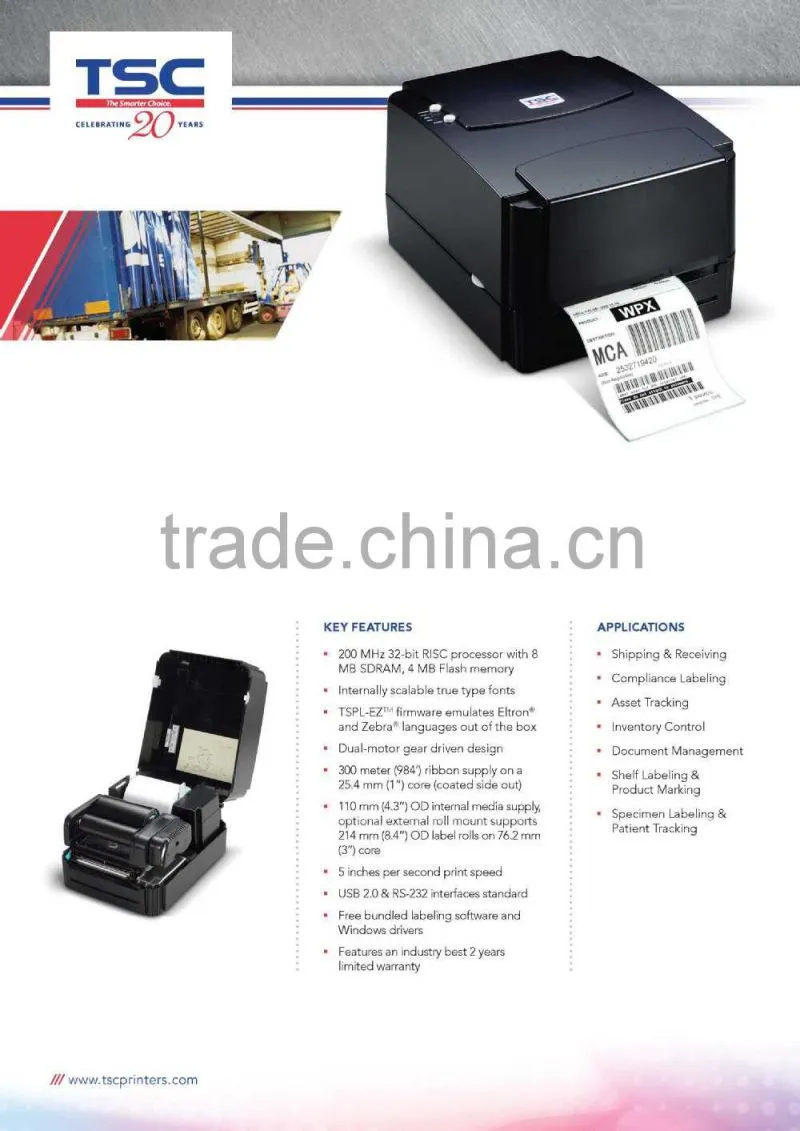 TCS TTP-244 Pro barcode printer/barcode printer price