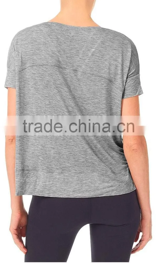 Ramax Custom Women Sport Oversized Short Sleeve T Shirt For Yoga Top