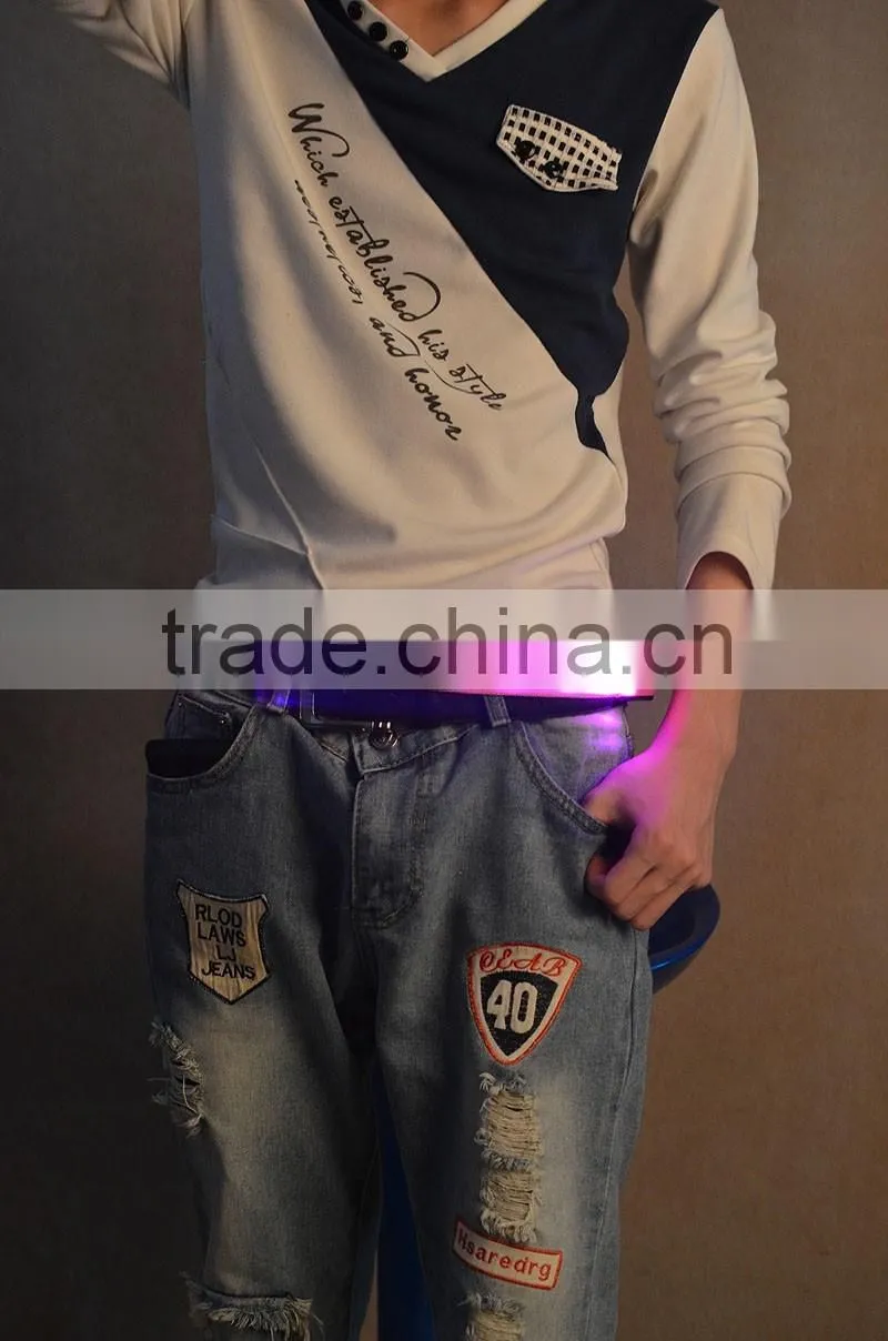 Newest Style Promotion led reflective belt