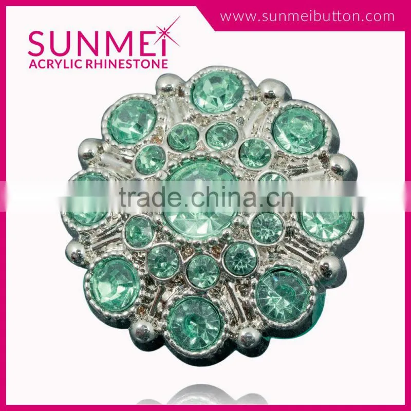 Wholesale Gray Color Rhinestone Embellishments for Dresses