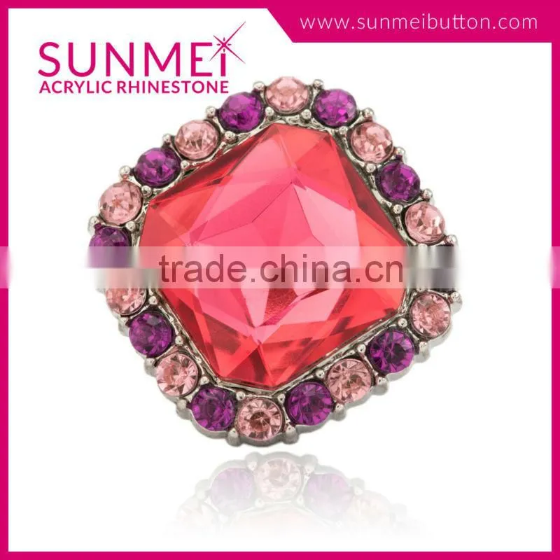 Made in Taiwan Crystal Star Rhinestone Button