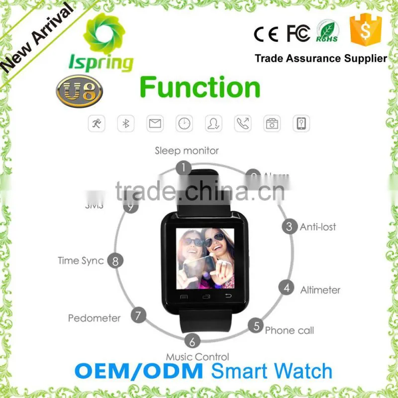 2016 Hot GV08 Bluetooth Sport watch android dual sim, Smart watch for Android phone