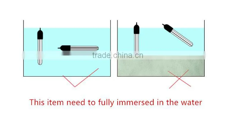 100W heater 26.5cm aquarium digital electric fish tank heater